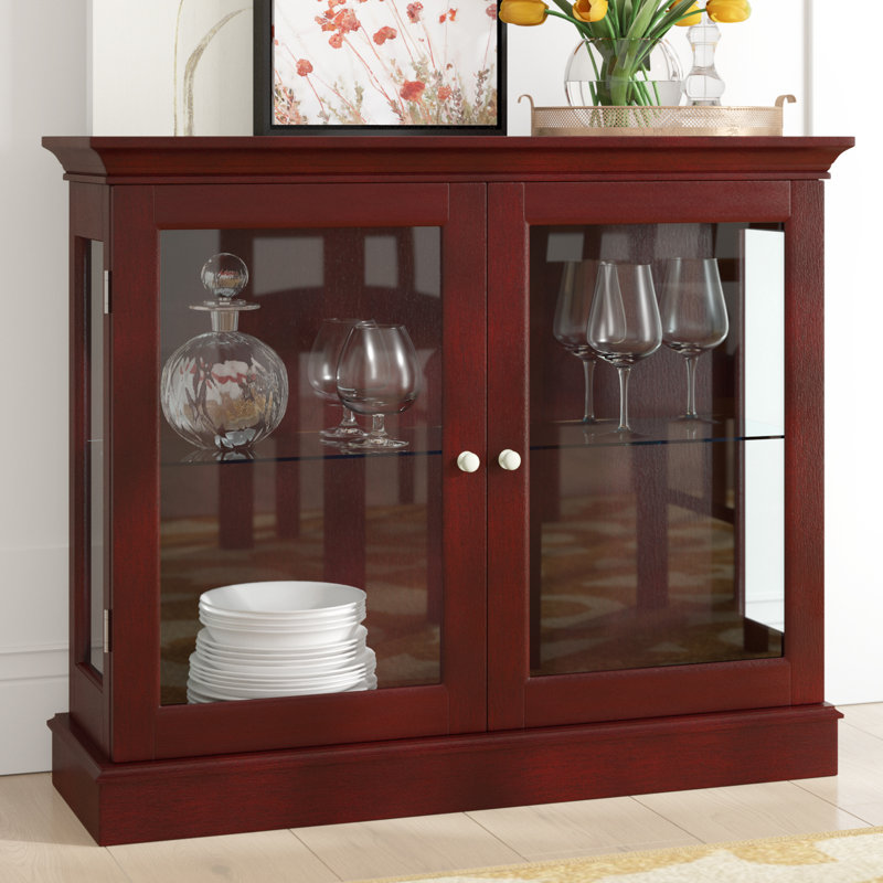 Charlton Home Granborough Floor Standing Curio Wayfair.ca